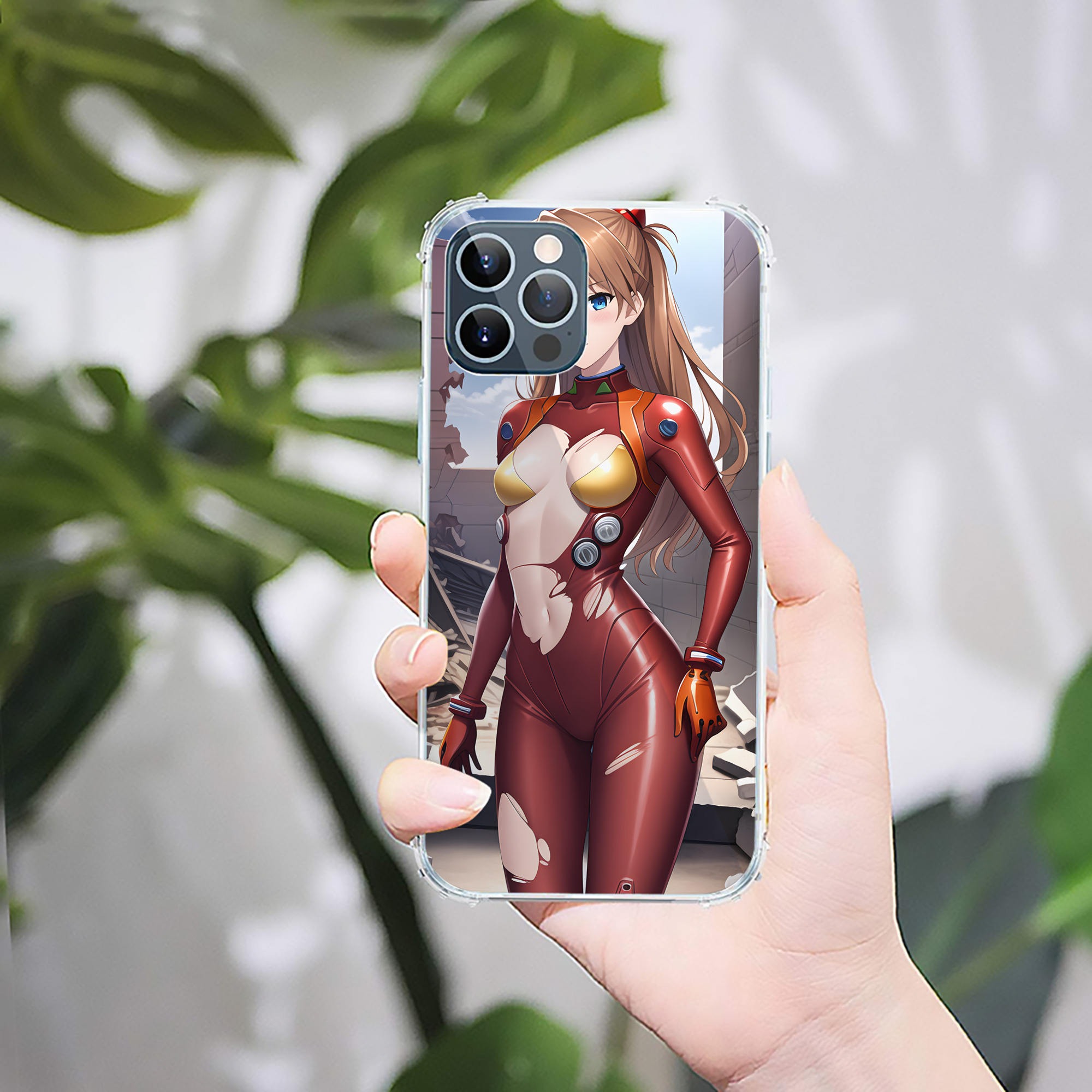 （画像用） EVA 新世紀エヴァンゲリオン 【iPhone 12シリーズ対応】透明スマホケース（クリアソフトケース）